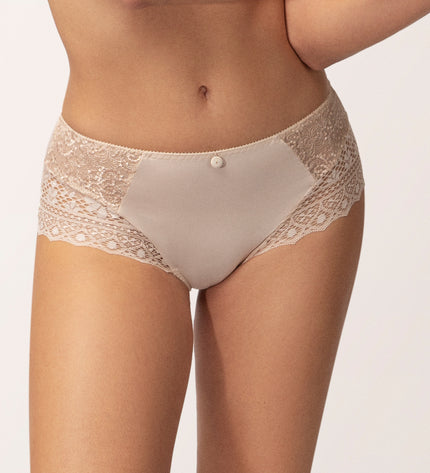 Pantaloni comodi Empreinte Cassiopee color beige crema