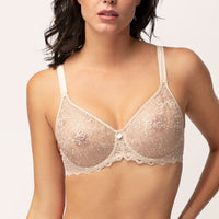 Soutien-gorge avec armatures sans couture Empreinte Cassiopée beige crème