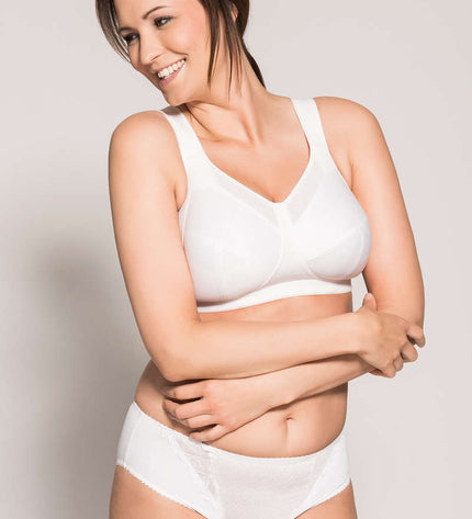 Ulla Sport BH ohne Bügel weiss – Kate (75 – 95)