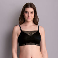 Anita Care Fleur Bandeau-Top schwarz