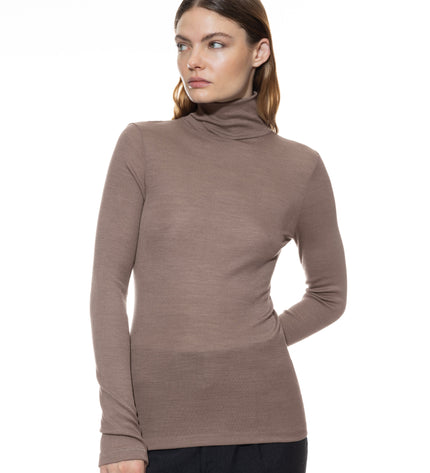 Mey Rollkragen langarm T-Shirt Wool Love