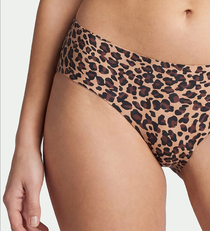 Mey Hipster Invisibles Leo-Print cream tan