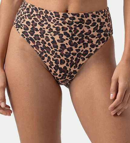 Mey String Invisibles Leo-Print cream tan