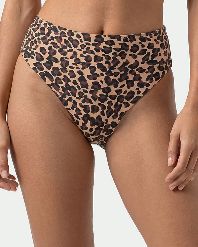 Mey String Invisibles Leo-Print cream tan