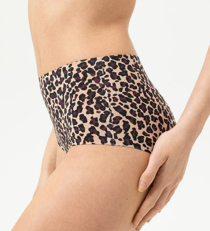 Mey Taillen-Slip Invisibles Leo-Print cream tan