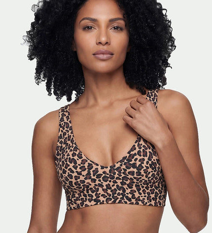 Mey Bustier ohne Bügel Invisibles Leo-Print cream tan