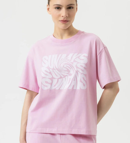 Mey Kurzarm Pyjama Oberteil Solid Love soft pink