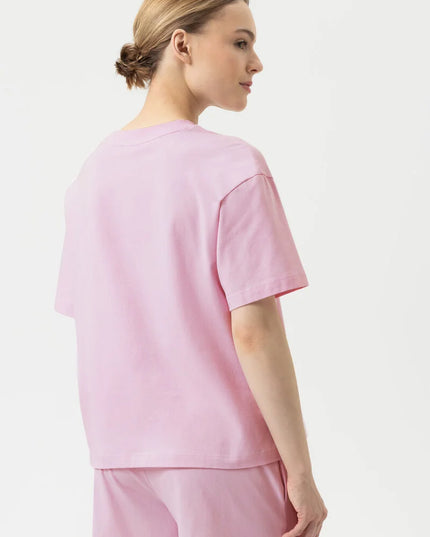 Mey Kurzarm Pyjama Oberteil Solid Love soft pink