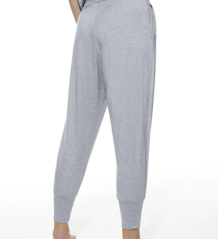 Mey knöchellange Pyjama Hose Easy Night hellgrau