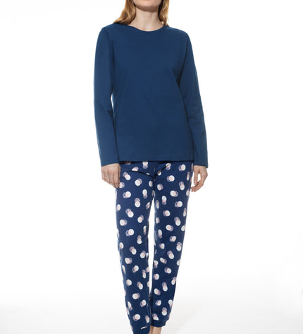 Mey Schlafanzug 7/8 lang langarm Dots