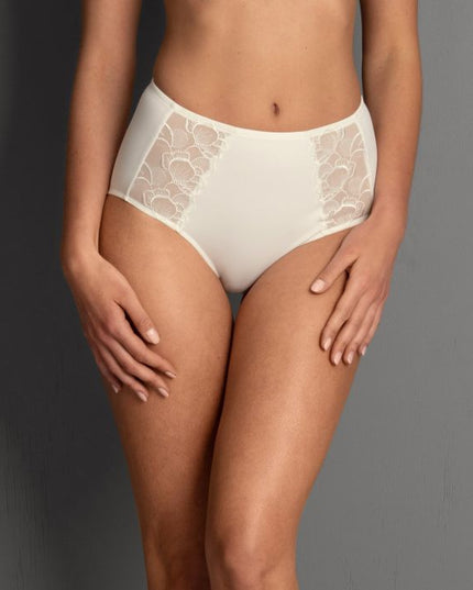 Slip a vita alta Rosa Faia Lucia, colore cristallo.