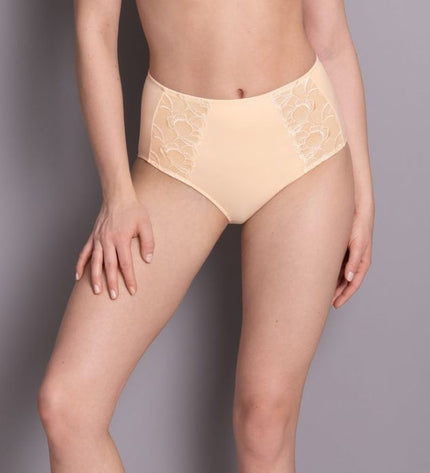 Slip a vita alta Rosa Faia Lucia, color cipria chiaro.