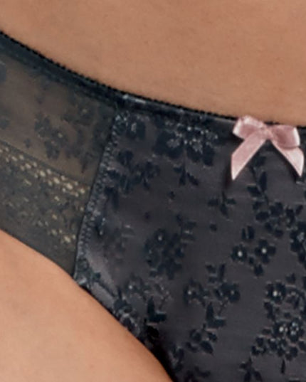 Rosa Faia Fleur Slip anthrazit