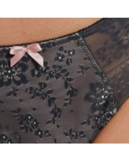 Rosa Faia Fleur String anthrazit