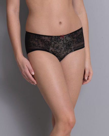 Rosa Faia Fleur Taillenslip schwarz