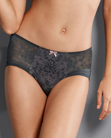 Rosa Faia Fleur Taillenslip anthrazit
