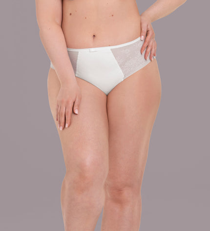 Rosa Faia Rosemary Taillenslip+ weiss