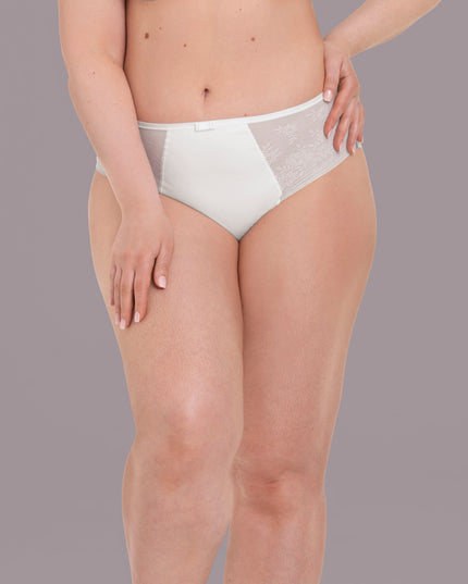 Rosa Faia Rosemary Taillenslip+ weiss