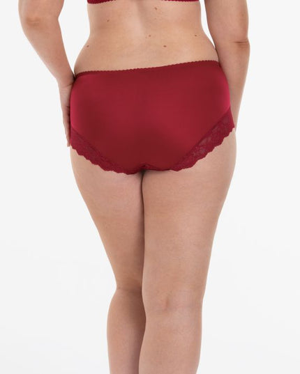 Slip a vita alta Rosa Faia Bobette, colore rubino.