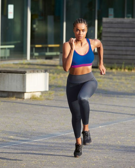 Anita Active lange Sporthose Massage anthrazit