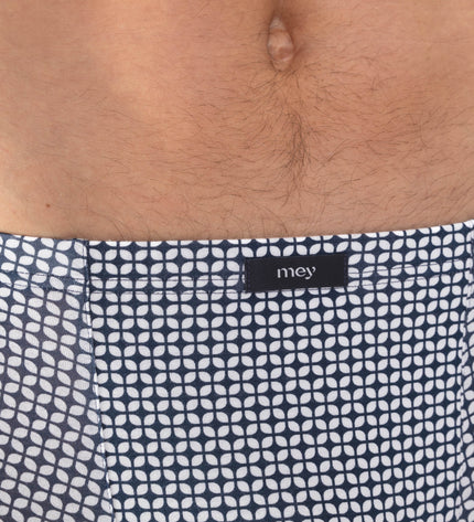 Mey Men Boxershorts blue geo