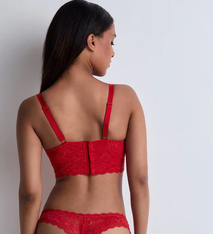 Aubade Triangel Komfort Bustier ohne Bügel Rosessence gala rot