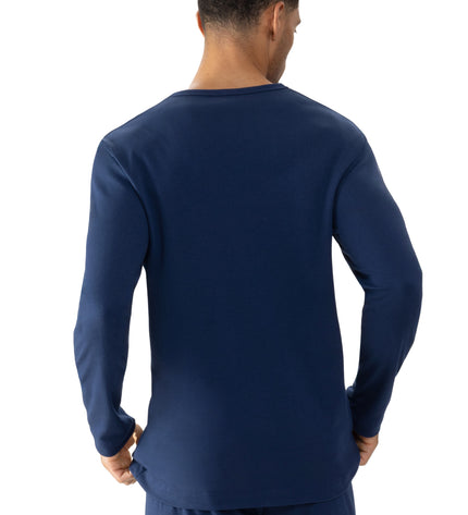 Mey Men Pyjama Oberteil langarm Solid Night