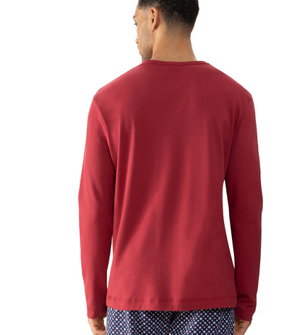 Mey Men Pyjama Oberteil langarm Solid Night