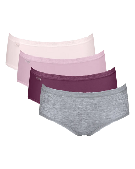 Sloggi Midi-Slip 4er Pack Basic+ Multiple Colours