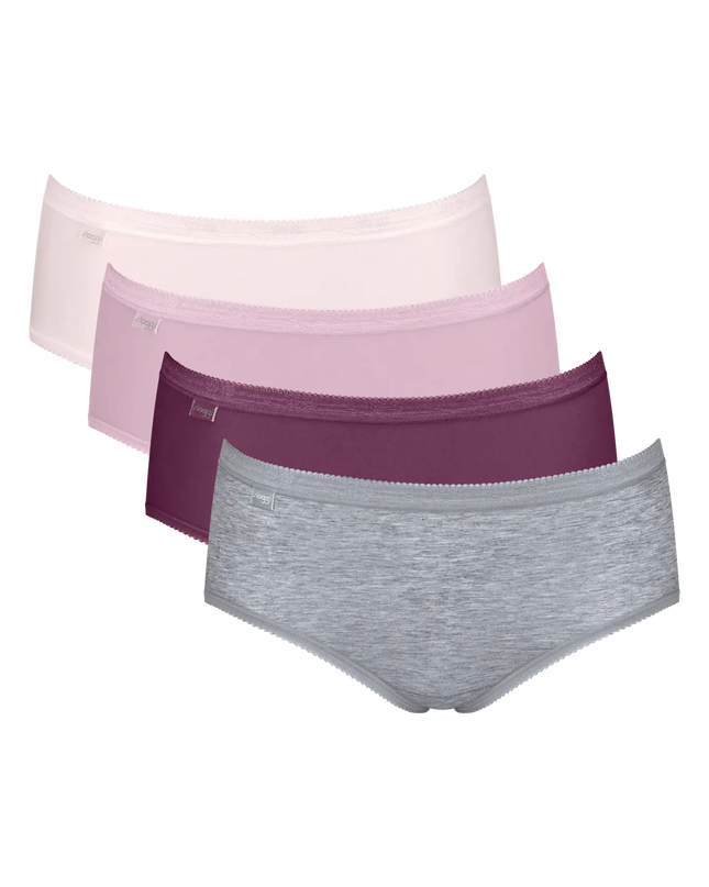 Sloggi Midi-Slip 4er Pack Basic+ Multiple Colours