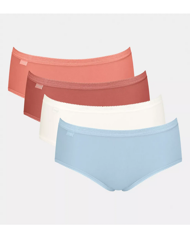 Sloggi Midi-Slip 4er Pack Basic+ Multiple Colours
