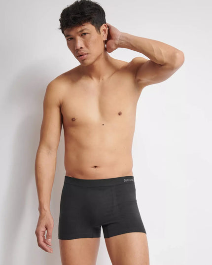 Sloggi Men 2er Pack Boxershorts Go Smooth schwarz