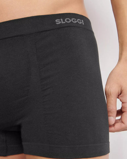 Sloggi Men 2er Pack Boxershorts Go Smooth schwarz
