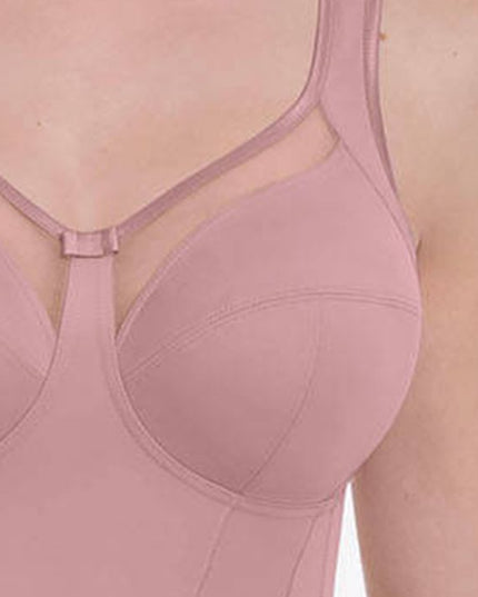 Body modellante Anita Comfort senza ferretto, Clara, color legno di rosa.