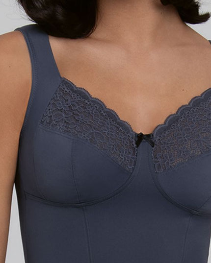 Anita Havanna Entlastungs Korselett ohne Bügel shadow blue