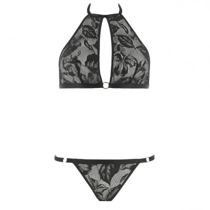 Aubade Boite à Désir Twist and Love Bralette und Slip schwarz