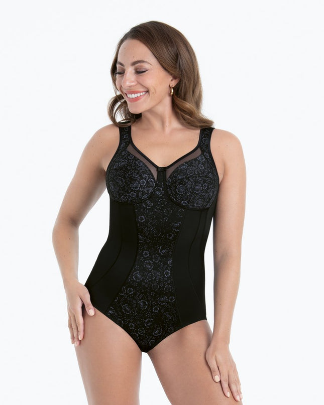 Anita Clara Art Komfort Korselett ohne Bügel schwarz / anthrazit