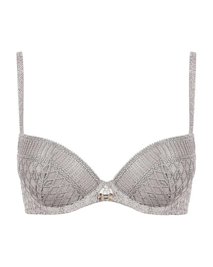 Aubade Luxus Push-Up BH Stardust Dream silver