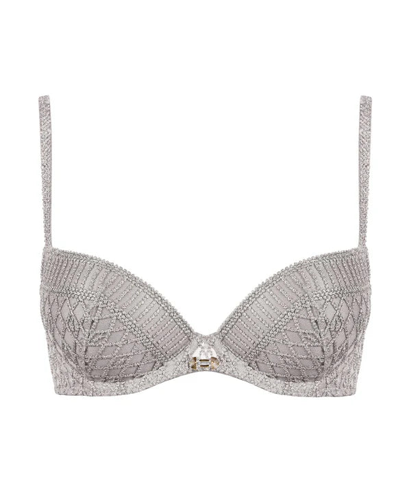 Aubade Luxus Push-Up BH Stardust Dream silver