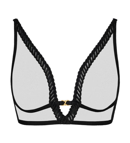 Aubade Triangel BH ohne Bügel Sheer Emotion schwarz