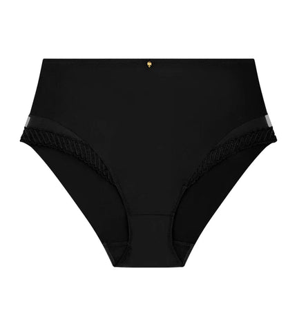 Aubade hoher Slip Sheer Emotion schwarz