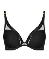 Aubade Triangel BH mit Bügel Sheer Emotion schwarz