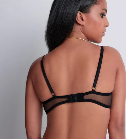 Aubade Triangel BH mit Bügel Sheer Emotion schwarz