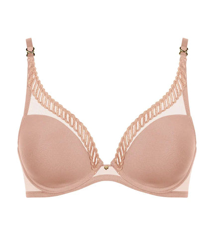 Aubade Triangel BH mit Bügel Sheer Emotion sand