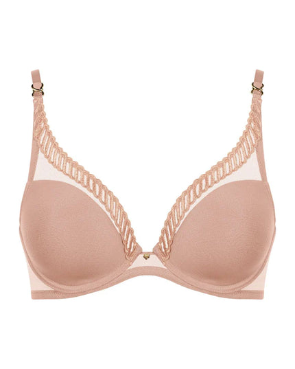 Aubade Triangel BH mit Bügel Sheer Emotion sand