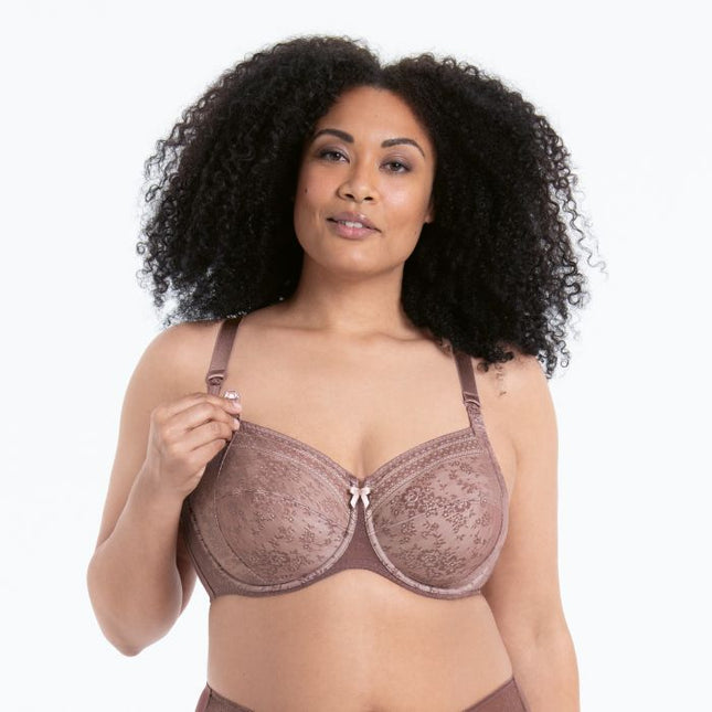 Anita Maternity Fleur Still-BH mit Bügel berry