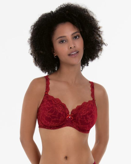 Reggiseno con ferretto Rosa Faia Bobette rubino