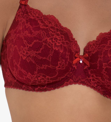 Reggiseno con ferretto Rosa Faia Bobette rubino