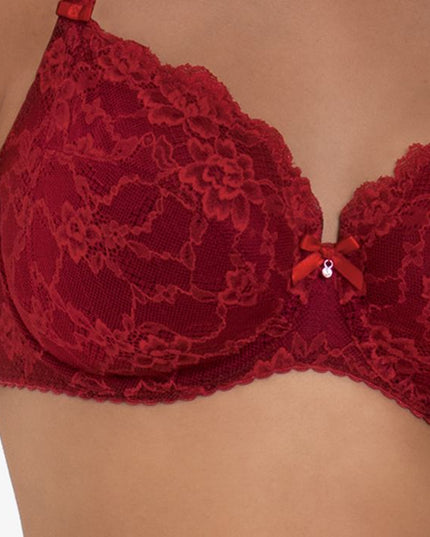 Reggiseno con ferretto Rosa Faia Bobette rubino