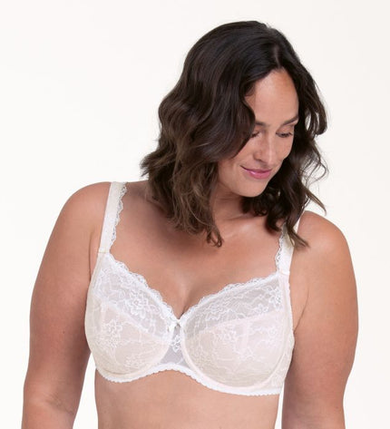 Reggiseno con ferretto Rosa Faia Bobette, colore cristallo.